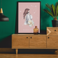 Poster Maman Bélier et son bébé fille