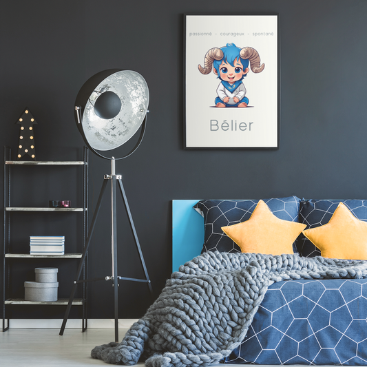 Poster Baby Boy BEIGE - Bélier