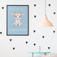 Poster Baby Boy BLEU - Capricorne