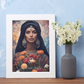 Poster Astrologique Lion - Nawal, Femme Lion