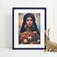 Poster Astrologique Poissons - Nawal, Femme Poissons