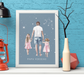 Poster Papa Verseau et ses filles