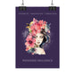 Poster Astrologique Poissons - "Iris, Femme Poissons"