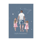 Poster Papa Poissons et ses filles