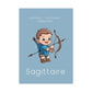 Poster Baby Boy BLEU - Sagittaire