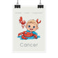 Poster Baby Boy BEIGE - Cancer