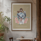 Poster Maman Poissons avec son fils et sa fille