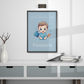 Poster Baby Boy BLEU - Poissons