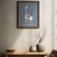 Poster Papa Poissons avec son fils et sa fille