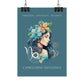 Poster Astrologique Capricorne - "Aurélie, Femme Capricorne"