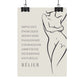 Poster Femme Bélier
