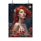 Poster Astrologique Poissons - Ruby, Femme Poissons