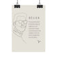 Poster Homme Bélier
