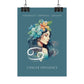 Poster Astrologique Cancer - "Aurélie, Femme Cancer"