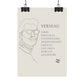 Poster Homme Verseau