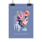 Poster Astrologique Vierge- "Jasmine, Femme Vierge"
