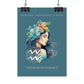 Poster Astrologique Verseau - "Aurélie, Femme Verseau"