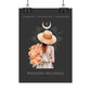 Poster Astrologique Poissons - "Rose, Femme Poissons"