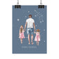Poster Papa Vierge et ses filles