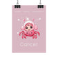 Poster Baby Girl ROSE - Cancer
