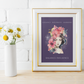 Poster Astrologique Balance - "Iris, Femme Balance"