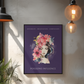 Poster Astrologique Poissons - "Iris, Femme Poissons"