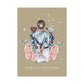 Poster Maman Capricorne avec son fils et sa fille