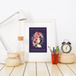 Poster Astrologique Sagittaire - "Iris, Femme Sagittaire"
