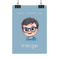 Poster Baby Boy BLEU - Vierge