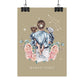 Poster Maman Vierge avec son fils et sa fille