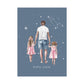 Poster Papa Lion et ses filles