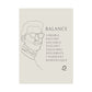 Poster Homme Balance