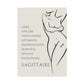 Poster Femme Sagittaire