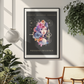 Poster Astrologique Poissons - "Eleonore, Femme Poissons"