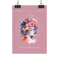 Poster Astrologique Vierge- "Christine, Femme Vierge"