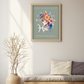 Poster Astrologique Poissons - "Léa, Femme Poissons"