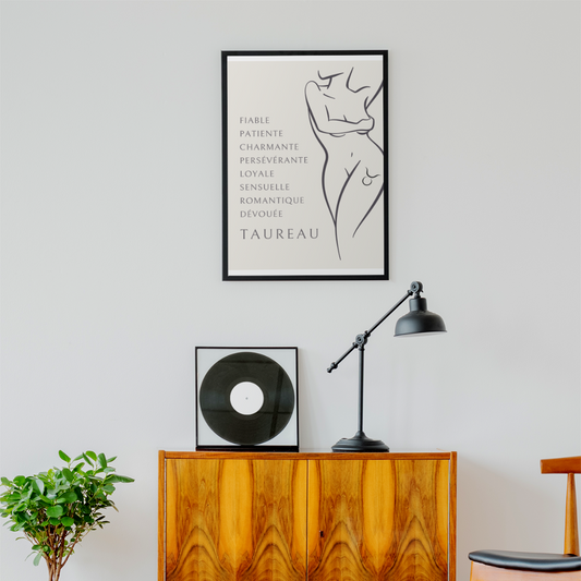 Poster Femme Taureau