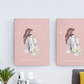 Poster Maman Taureau et son bébé fille