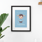 Poster Baby Boy BLEU - Taureau