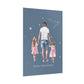 Poster Papa Poissons et ses filles