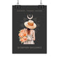 Poster Astrologique Scorpion - "Rose, Femme Scorpion"