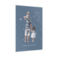 Poster Papa Balance avec son fils et sa fille