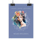 Poster Astrologique Bélier - "Mélody, Femme Bélier"