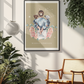 Poster Maman Gémeaux avec son fils et sa fille