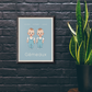 Poster Baby Boy BLEU - Gémeaux