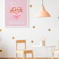 Poster Baby Girl ROSE - Gémeaux