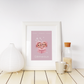 Poster Baby Girl ROSE - Gémeaux