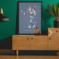 Poster Papa Gémeaux et sa fille