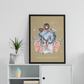 Poster Maman Gémeaux avec son fils et sa fille