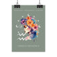 Poster Astrologique Verseau - "Léa, Femme Verseau"